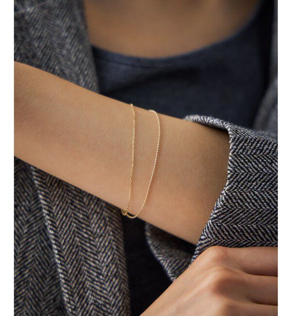 Jouete「K10YG ブレスレット レイヤード」|ブレスレット・バングル|