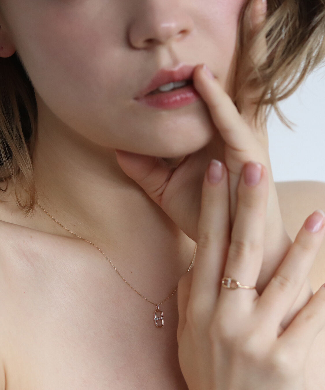  「ダイヤモンド ネックレス  | K10YG〈ミラ〉」|ネックレス|