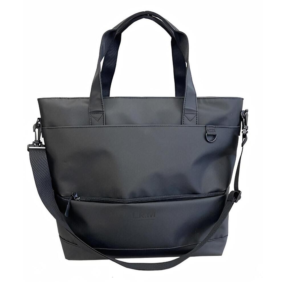 BACKYARD FAMILY「トートバッグ 2way 通販 ショルダーバッグ メンズ 大きめ ファスナー付き おしゃれ 通勤」|トートバッグ|ブラック2