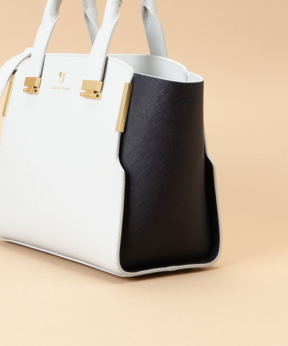 Samantha Thavasa「Pomme d'espoir ポムディスポワール バイカラーハンドルバッグ」|ハンドバッグ|