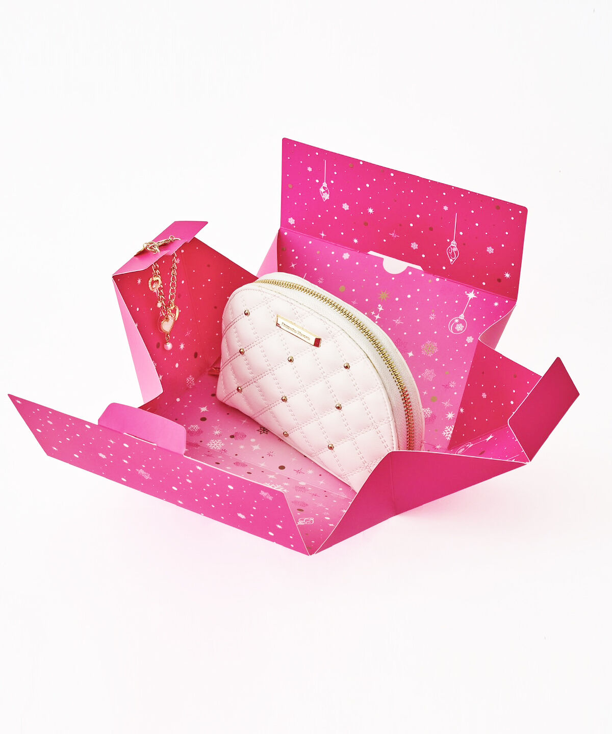 Samantha Thavasa「キルティングポーチ＆ハートチャームセット」|ポーチ|