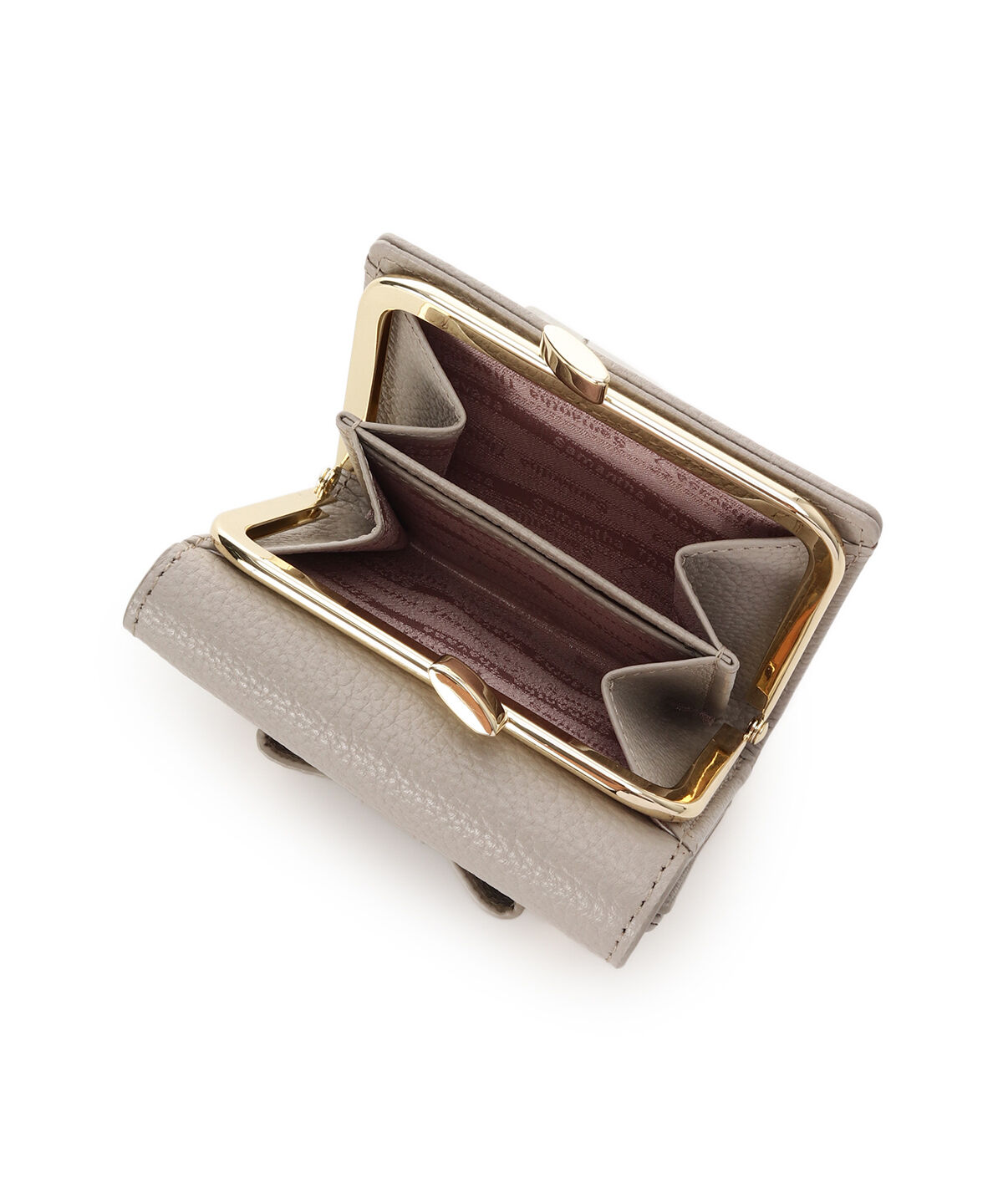 Samantha Thavasa「チェック柄エムシュシュⅢ 口金折財布」|財布|