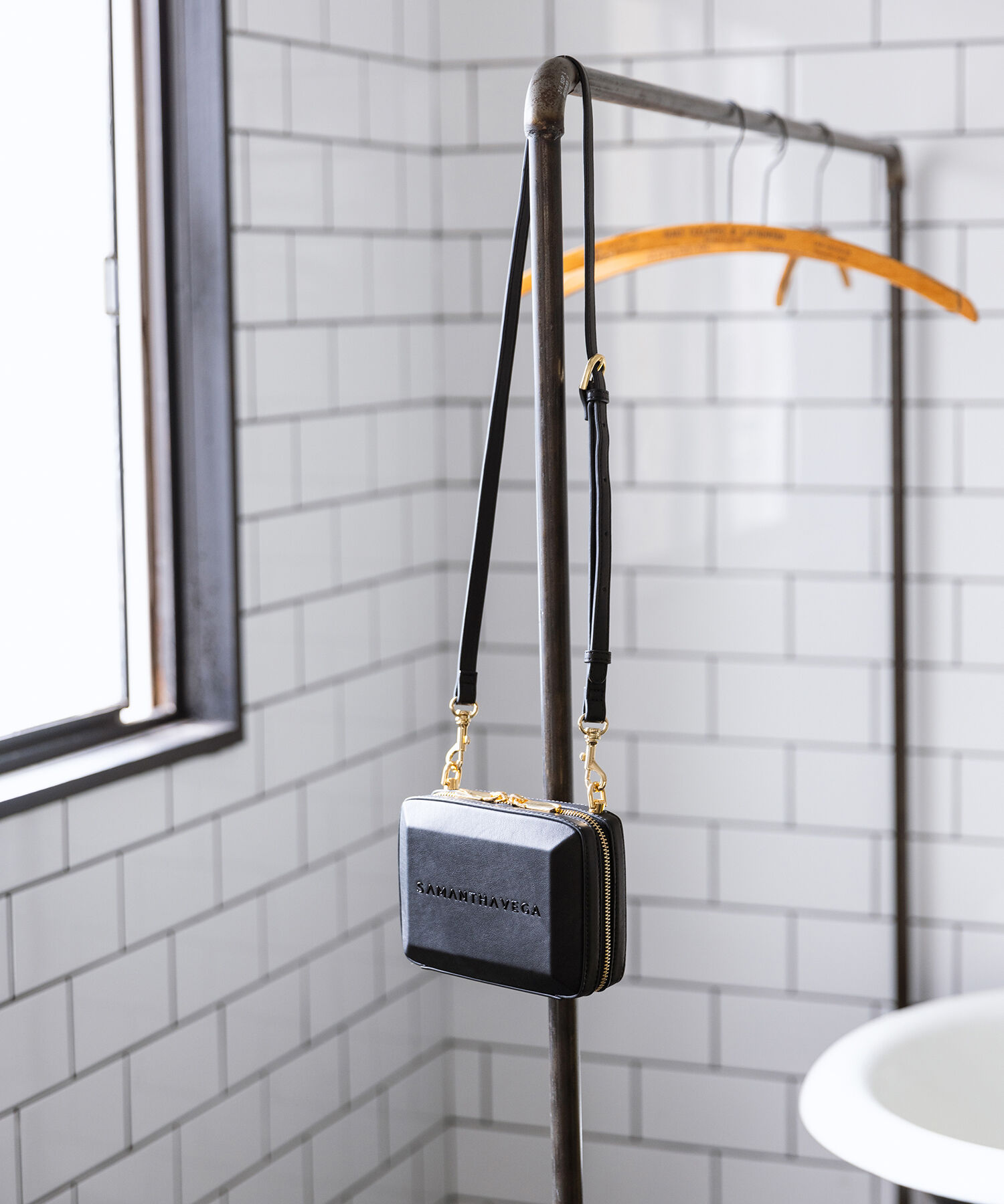 Samantha Vega「ナノスクエアストーンショルダーバッグ」|ショルダー・メッセンジャー|