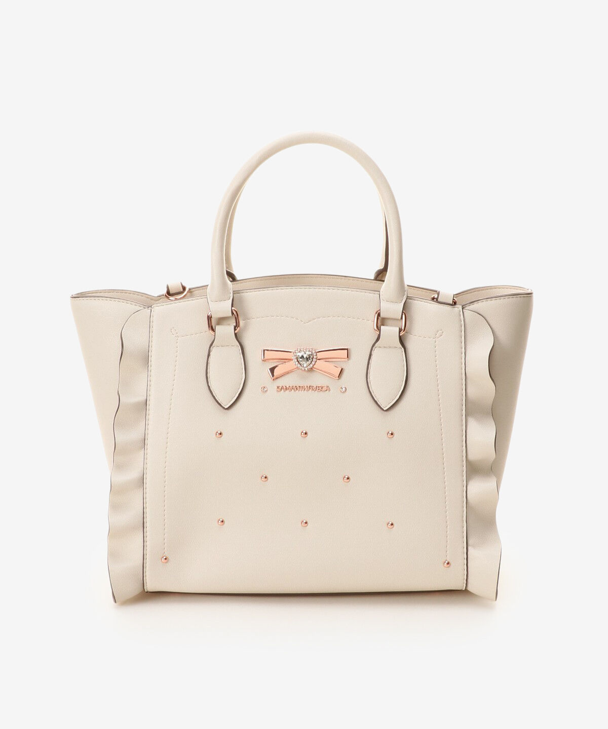 Samantha Vega「リボンスタッズフラッター(小)」|ハンドバッグ|