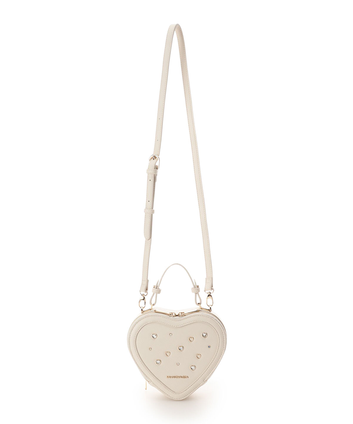 Samantha Vega「ビジューハート型ショルダーバッグ」|ショルダー・メッセンジャー|