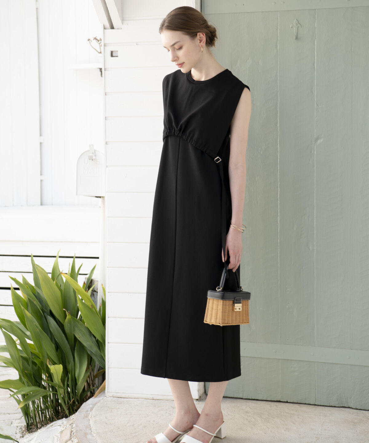 アンドクチュール「リラックスポンチワンピース」|ワンピース|