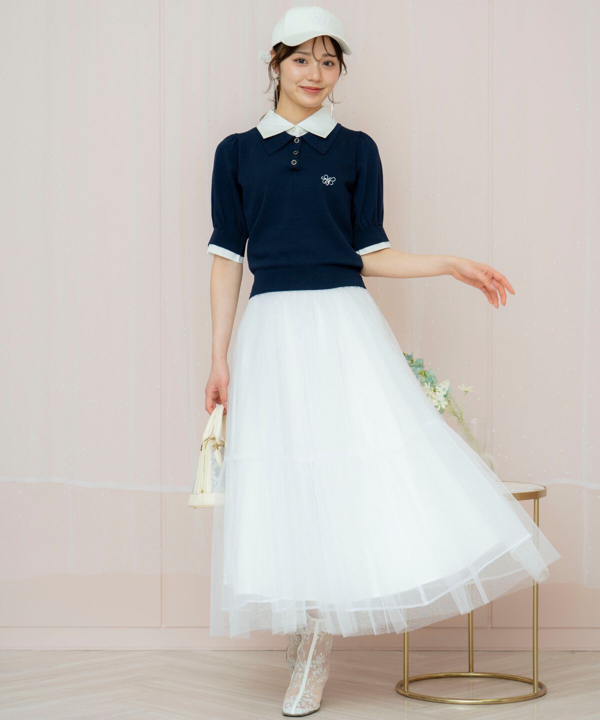 WILLSELECTION「ラメチュールティアードスカート」|フレア|