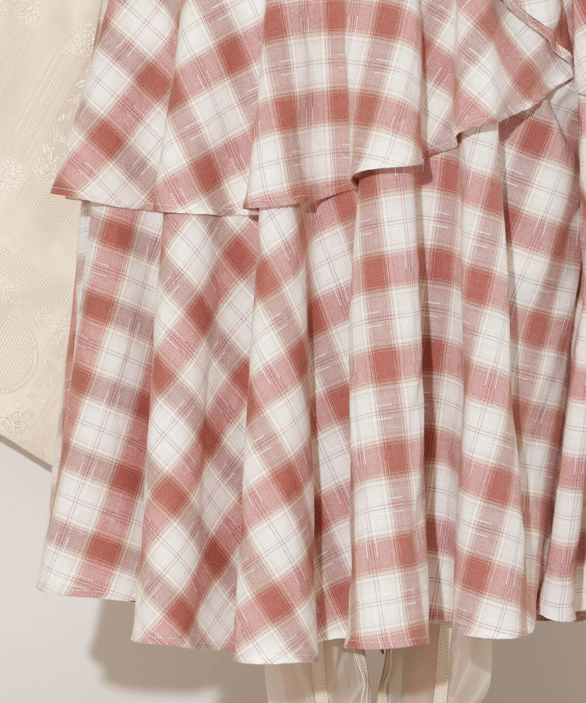 WILLSELECTION「ラッフルティアードヘムスカート」|タイト|