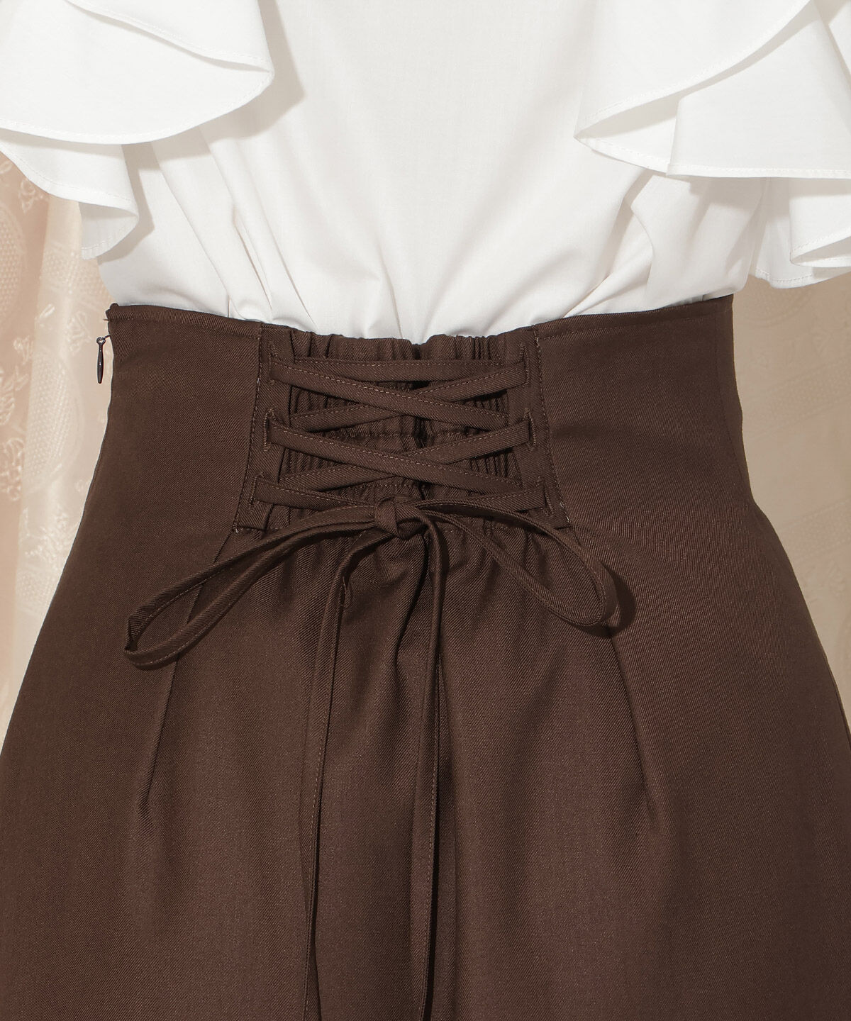 WILLSELECTION「ラッフルティアードヘムスカート」|タイト|