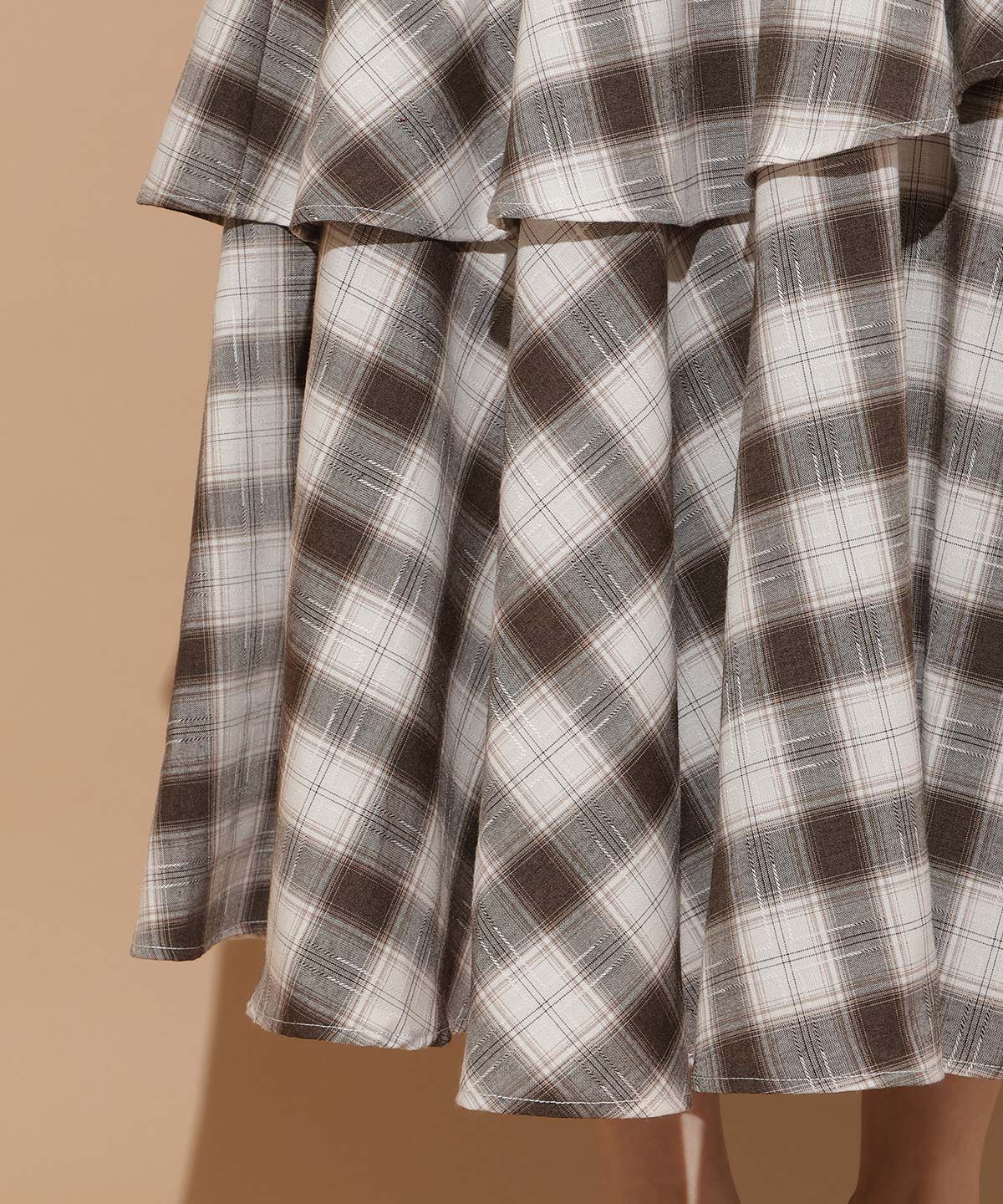 WILLSELECTION「ラッフルティアードヘムスカート」|タイト|