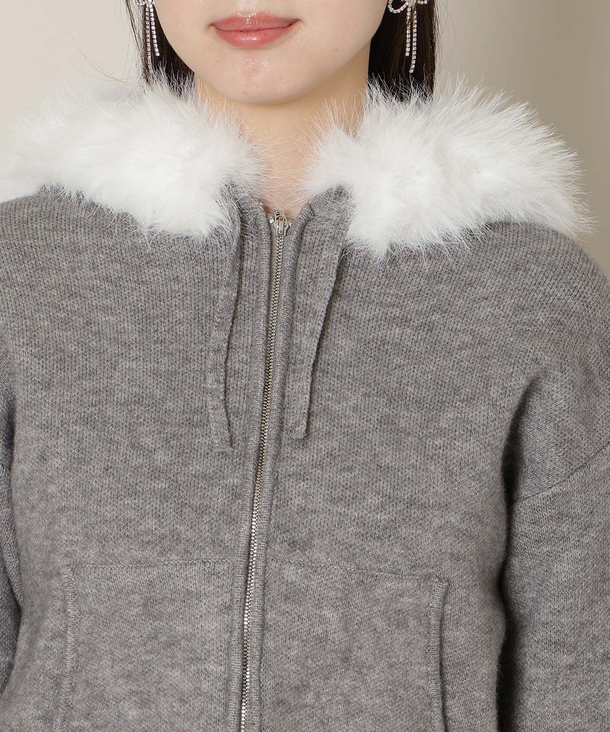 WILLSELECTION「フードファーニットパーカー」|パーカー|