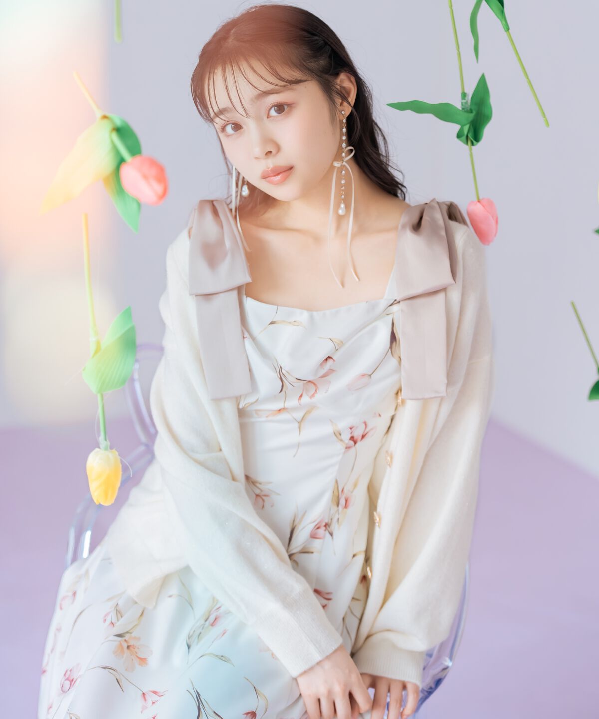 WILLSELECTION「ミドルゲージカーディガン」|カーディガン|