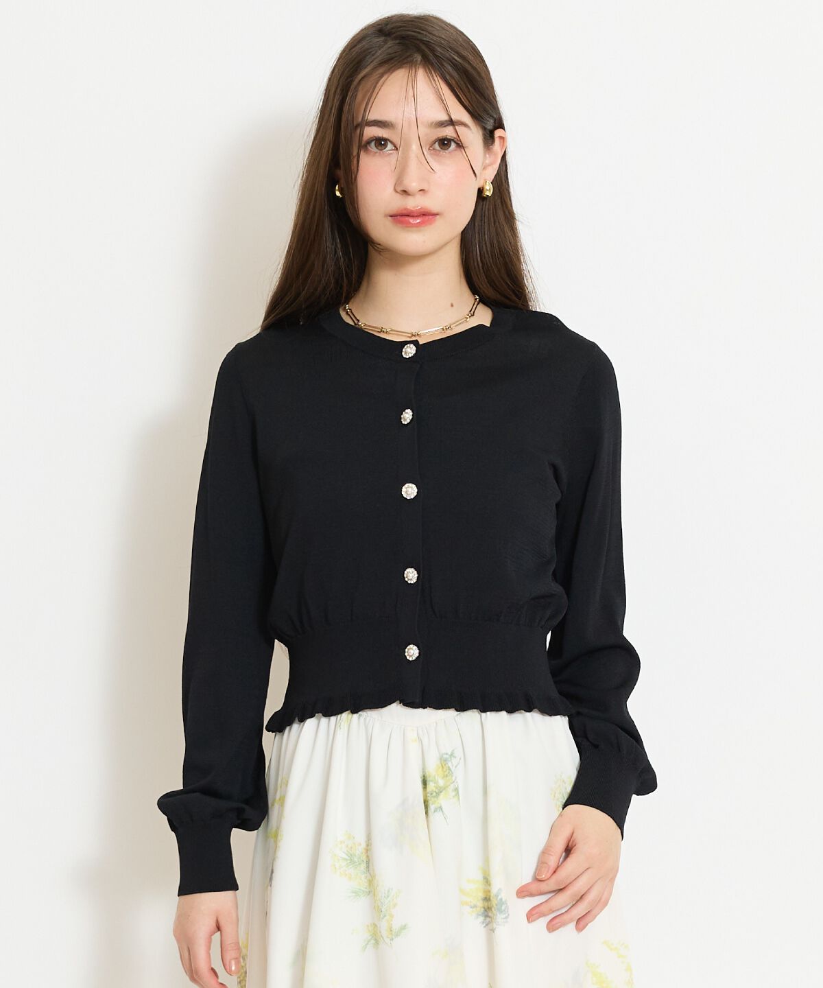 WILLSELECTION「フリルヘムUVカットカーディガン」|カーディガン|