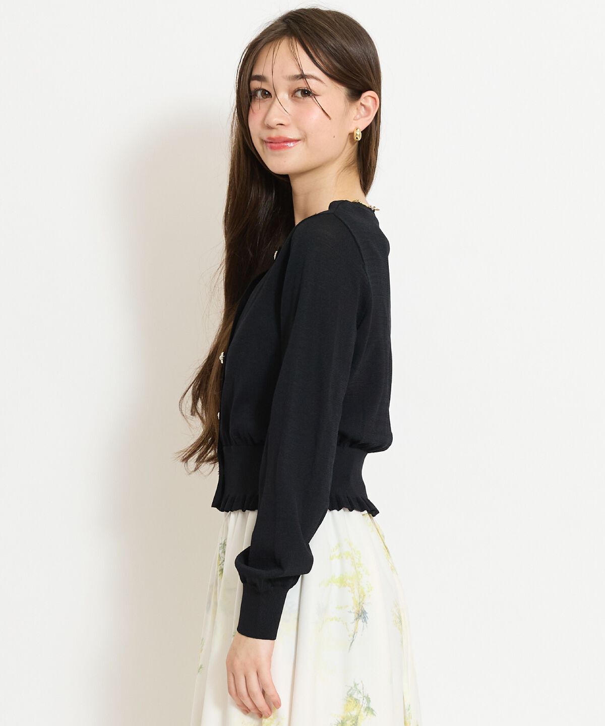 WILLSELECTION「フリルヘムUVカットカーディガン」|カーディガン|