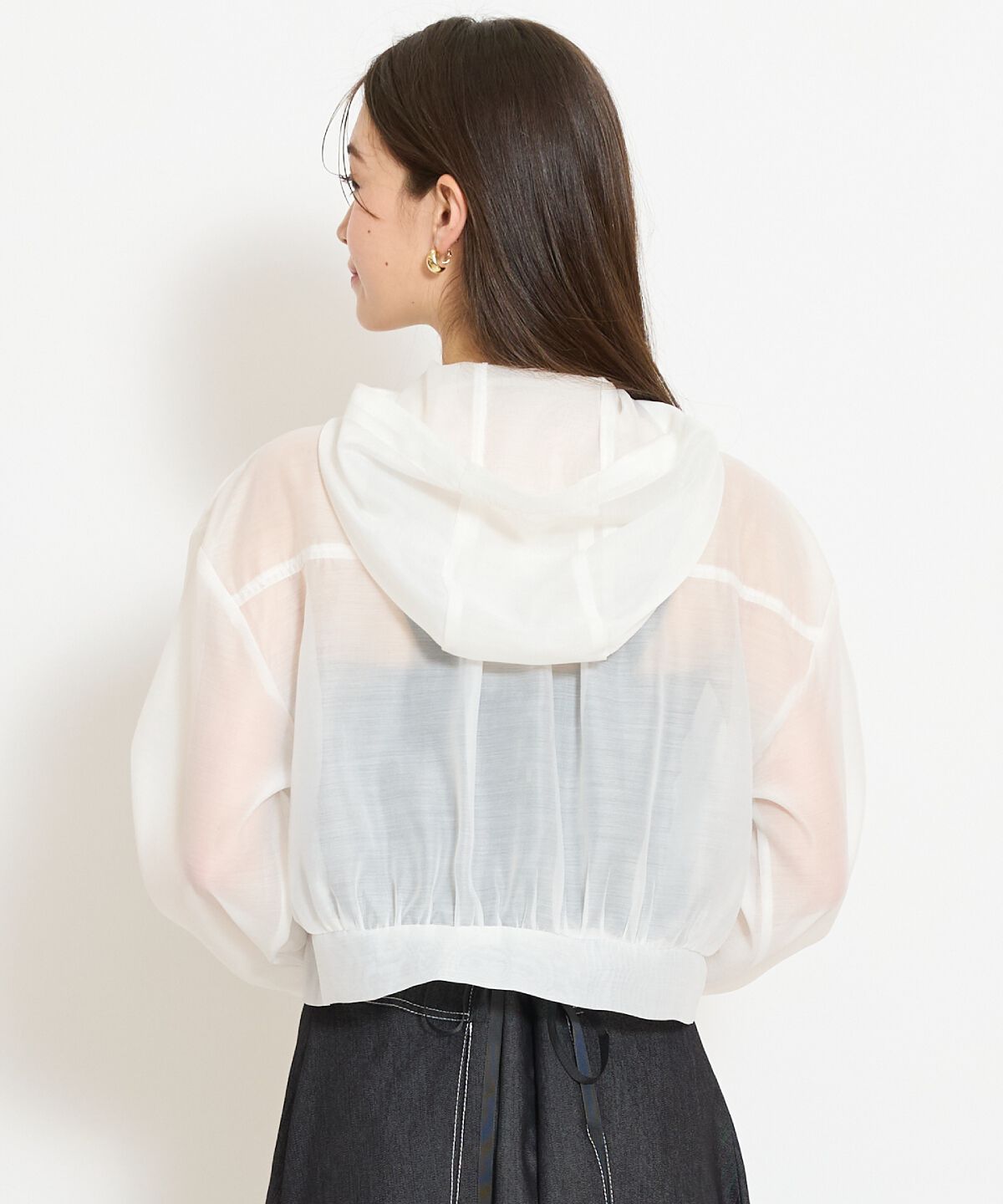 WILLSELECTION「シアーフードブルゾン」|ブルゾン・スタジャン|