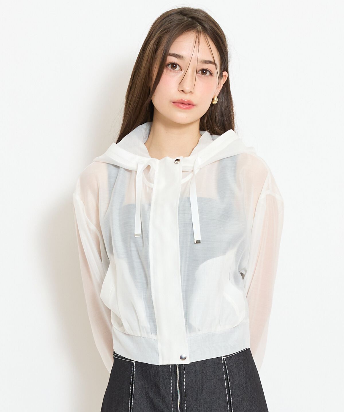 WILLSELECTION「シアーフードブルゾン」|ブルゾン・スタジャン|