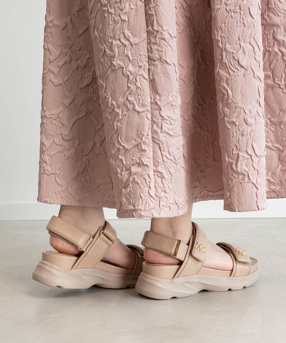  「モノグラムデザインスポーツサンダル」|サンダル|