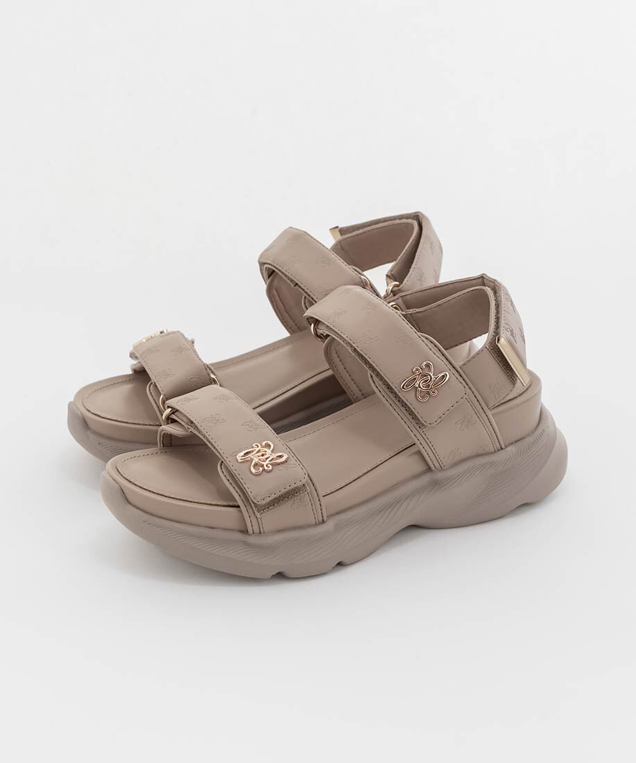  「モノグラムデザインスポーツサンダル」|サンダル|