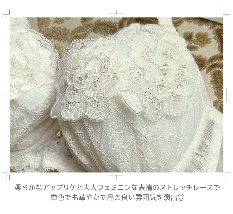 intesucre「アンテシュクレ narue&times;intesucre バストアップブラ B-F/60-75 IBT375」|インナー|