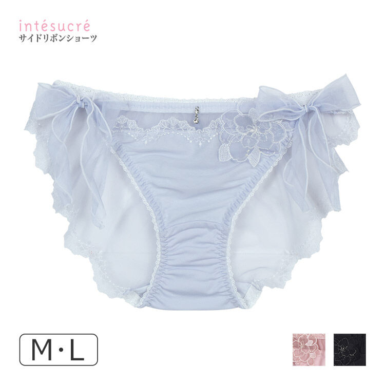 intesucre「アンテシュクレ narue&times;intesucre IBT385ペア サイドリボンショーツ ISD385」|インナー|