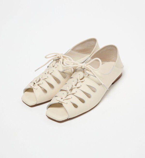 ODETTE E ODILE「ギリーオープントゥ フラット10&uarr;」|パンプス|