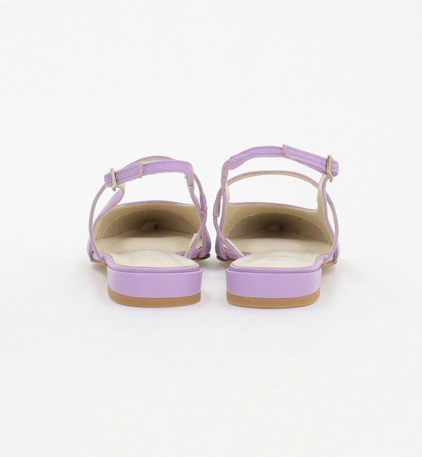 ODETTE E ODILE「ポインテッド ナロー ストラップ バックベルト フラット20&uarr;」|パンプス|