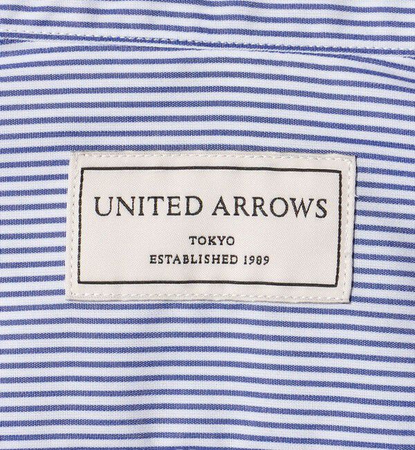 UNITED ARROWS「イージーケア AG キャンディストライプ セミワイドカラーシャツ -抗菌防臭-」|シャツ・ブラウス|