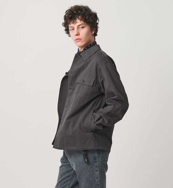 UNITED ARROWS「ツイル ミリタリー オーバーシャツ」|シャツ・ブラウス|