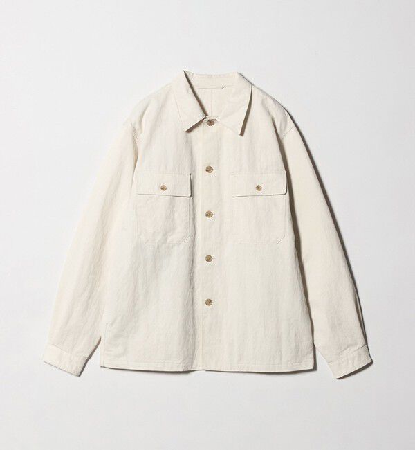 UNITED ARROWS「ツイル ミリタリー オーバーシャツ」|シャツ・ブラウス|