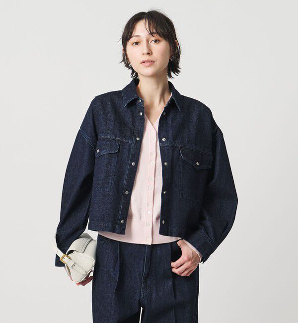 UNITED ARROWS「デニム ワークジャケット」|デニムジャケット|NAVY