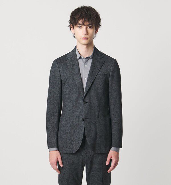 UNITED ARROWS「ツイル シングル 2ボタン テーラードジャケット COMFORT EASY-MODEL ストレッチ」|テーラードジャケット|