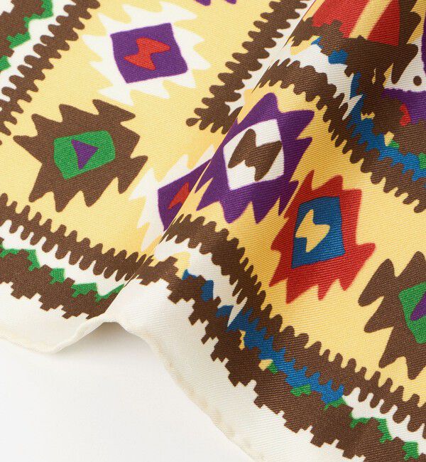 UNITED ARROWS「プリント ポケットチーフ」|ハンカチ|