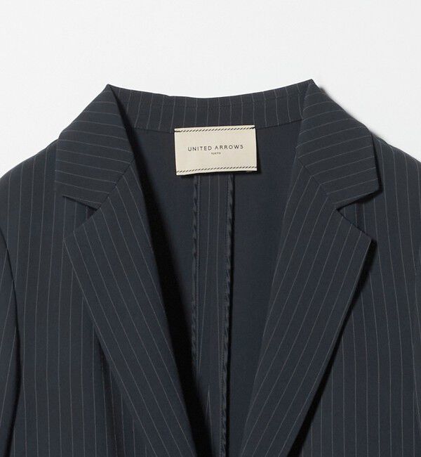 UNITED ARROWS「Drapy ピンストライプ テーラード ジャケット」|テーラードジャケット|