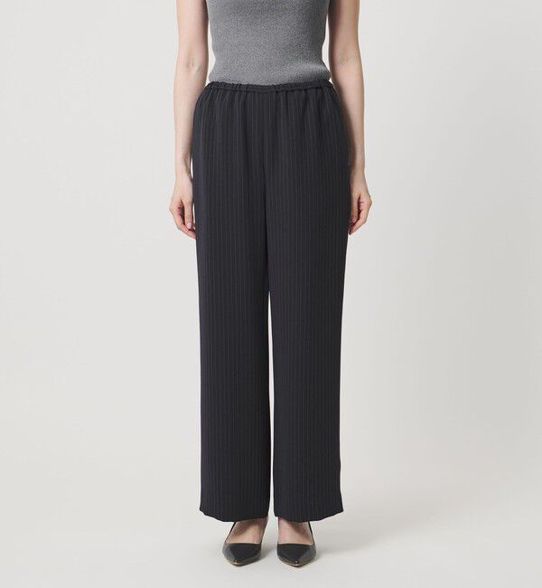 UNITED ARROWS「Drapy ピンストライプ イージーパンツ ‐ウォッシャブル‐」|スラックス|