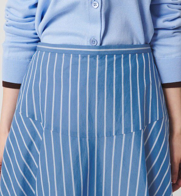 UNITED ARROWS「クリーン ストライプ マリンスカート」|フレア|