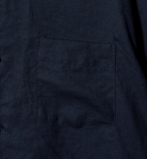 UNITED ARROWS「トリアセテート/ポリエステル ツイル オープンカラーシャツ」|シャツ・ブラウス|