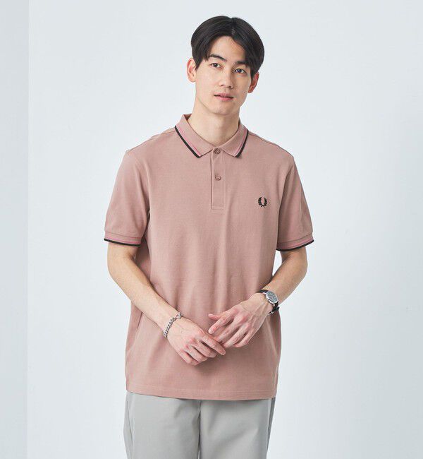 UNITED ARROWS green label relaxing「＜FRED PERRY＞ツインティップ ポロシャツ」|ポロシャツ|PINK