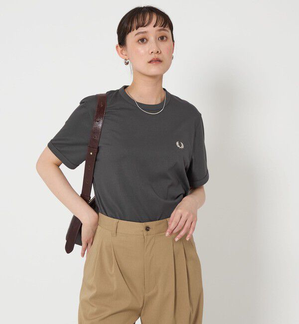 UNITED ARROWS green label relaxing「＜FRED PERRY＞リンガー Tシャツ」|Tシャツ・カットソー|