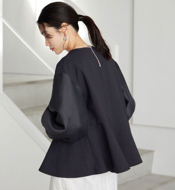 UNITED ARROWS green label relaxing「［size SHORTあり］fleurie(フルリー) フォルム ジャケット」|ノーカラージャケット|