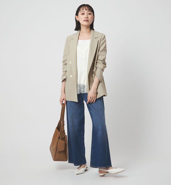 UNITED ARROWS green label relaxing「［size SHORTあり］Greed グリード メランジ ダブル ジャケット」|テーラードジャケット|