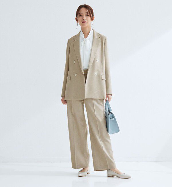 UNITED ARROWS green label relaxing「［size SHORTあり］Greed グリード メランジ ダブル ジャケット」|テーラードジャケット|