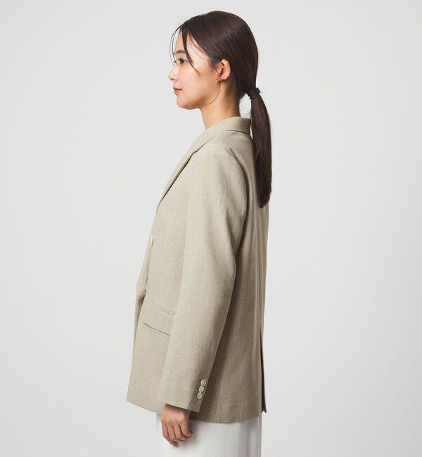 UNITED ARROWS green label relaxing「［size SHORTあり］Greed グリード メランジ ダブル ジャケット」|テーラードジャケット|