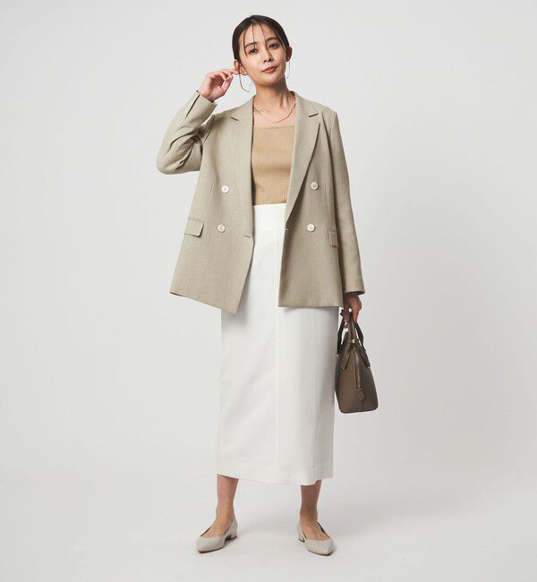 UNITED ARROWS green label relaxing「［size SHORTあり］Greed グリード メランジ ダブル ジャケット」|テーラードジャケット|