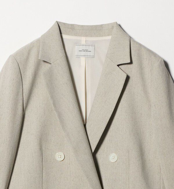 UNITED ARROWS green label relaxing「［size SHORTあり］Greed グリード メランジ ダブル ジャケット」|テーラードジャケット|