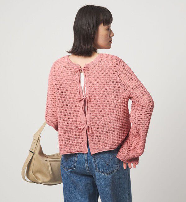 UNITED ARROWS green label relaxing「メッシュ ニット 2WAY プルオーバー ウォッシャブル」|ニット・セーター|