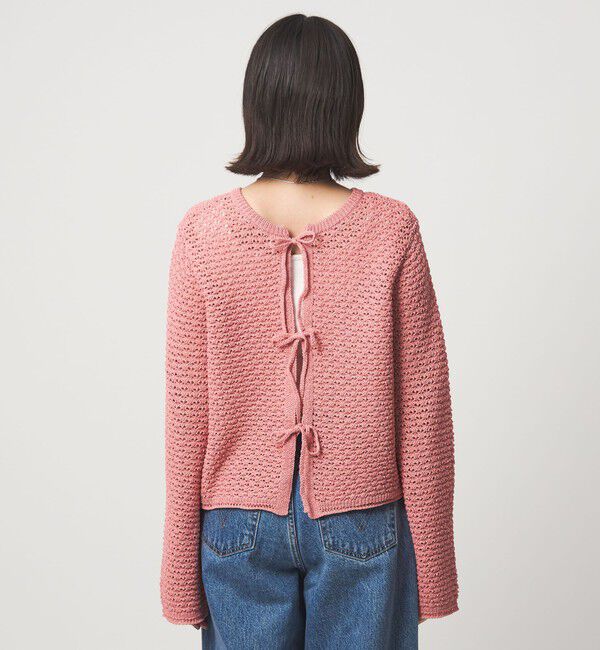 UNITED ARROWS green label relaxing「メッシュ ニット 2WAY プルオーバー ウォッシャブル」|ニット・セーター|