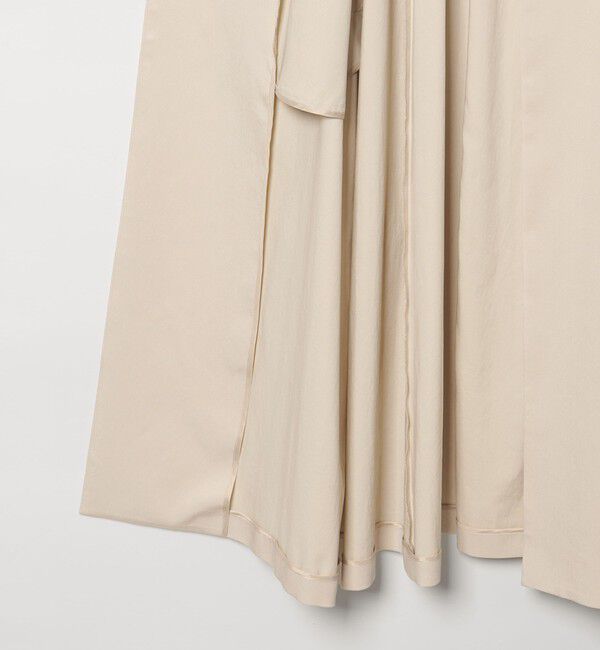 EMMEL REFINES「＜EMMEL REFINES＞EM Wボタン トロミ フレア トレンチコート」|トレンチコート|