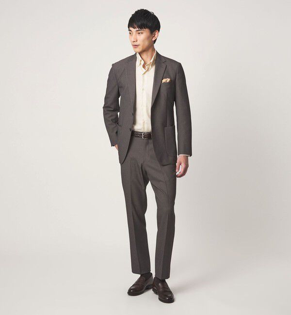 UNITED ARROWS green label relaxing「エブリット コットンオックス ストライプ スナップ ボタンダウン シャツ -イージーアイロン-」|シャツ・ブラウス|