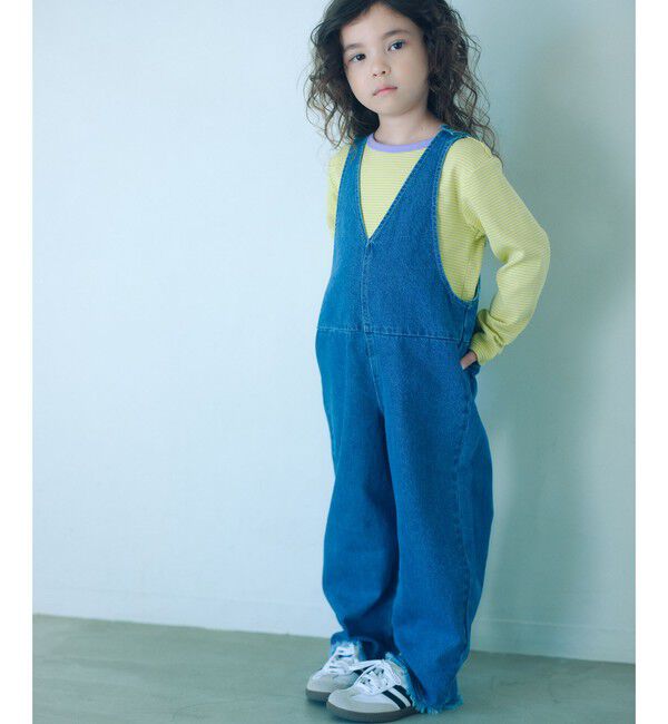 UNITED ARROWS green label relaxing「デニム サロペット / キッズ  100cm-160cm 」|ワンピース|COBALT