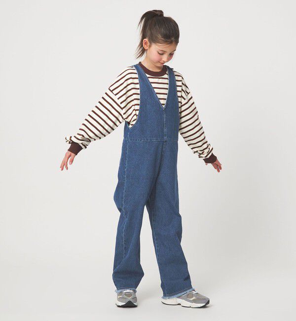UNITED ARROWS green label relaxing「デニム サロペット / キッズ  100cm-160cm 」|ワンピース|